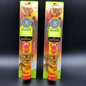 2 Firefly Kid's Electric Rotating Toothbrush Disney The Lion King Soft Bristle